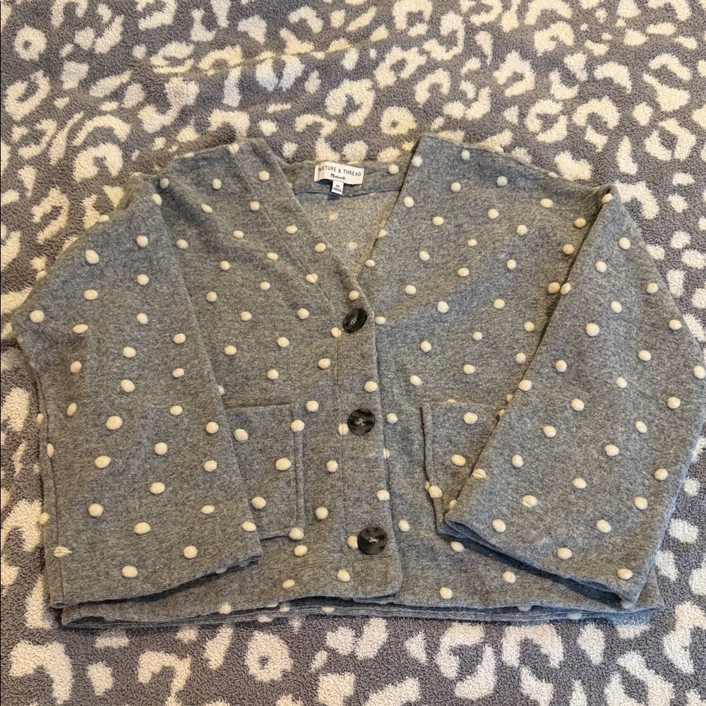 Madewell Gray Textured Knit